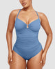 Icone™ ShapingSwimsuit: Elegant Cross Back Strap Body Shaping Swimsuit