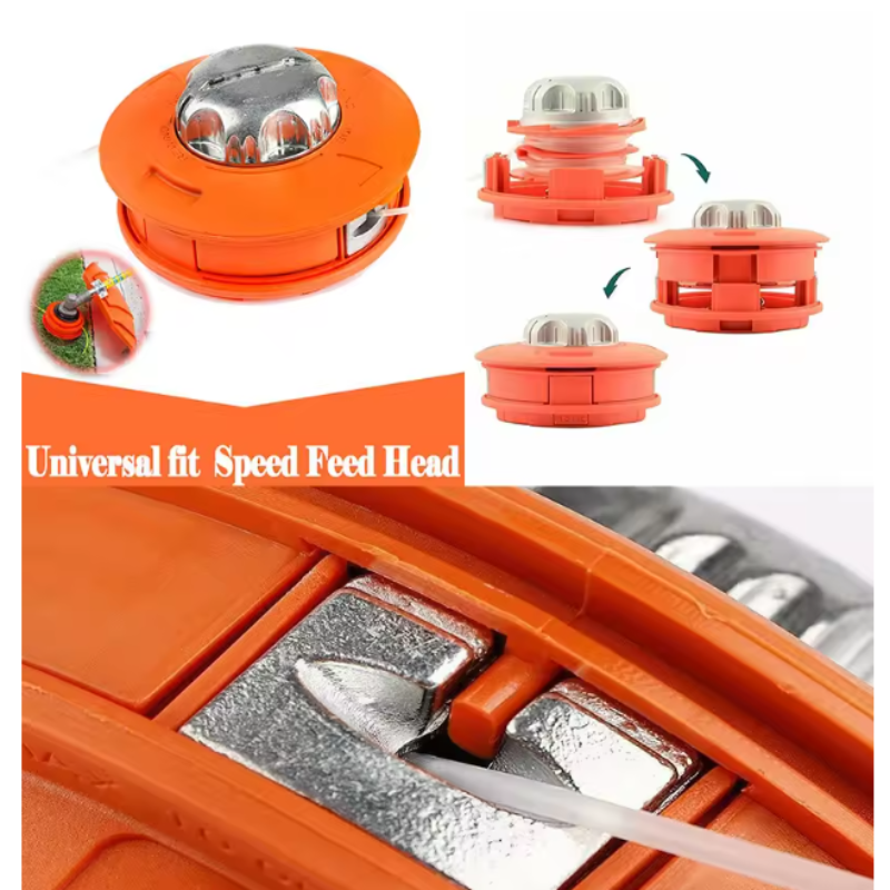 TrimmerHead: Heavy Duty Grass Trimmer Head For Lawn and Garden