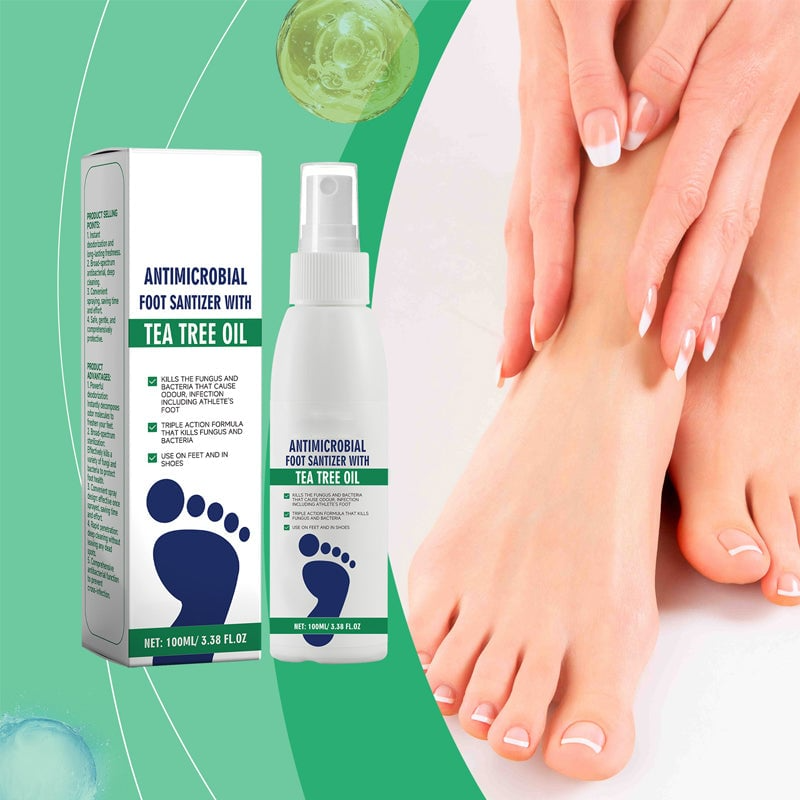 FootCare 1+1 FREE: Antimicrobial Deep Hydration Foot Care Spray