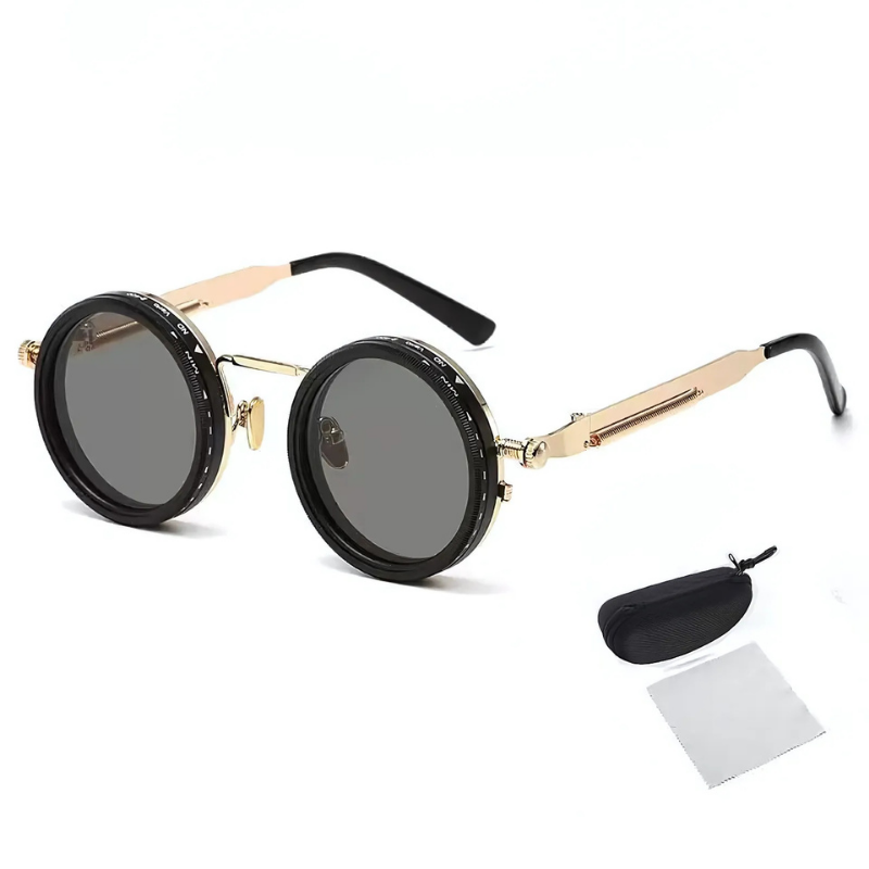 AdjustableSunglass: Bright To Low Light Adjustable Dimming Sunglass With Case