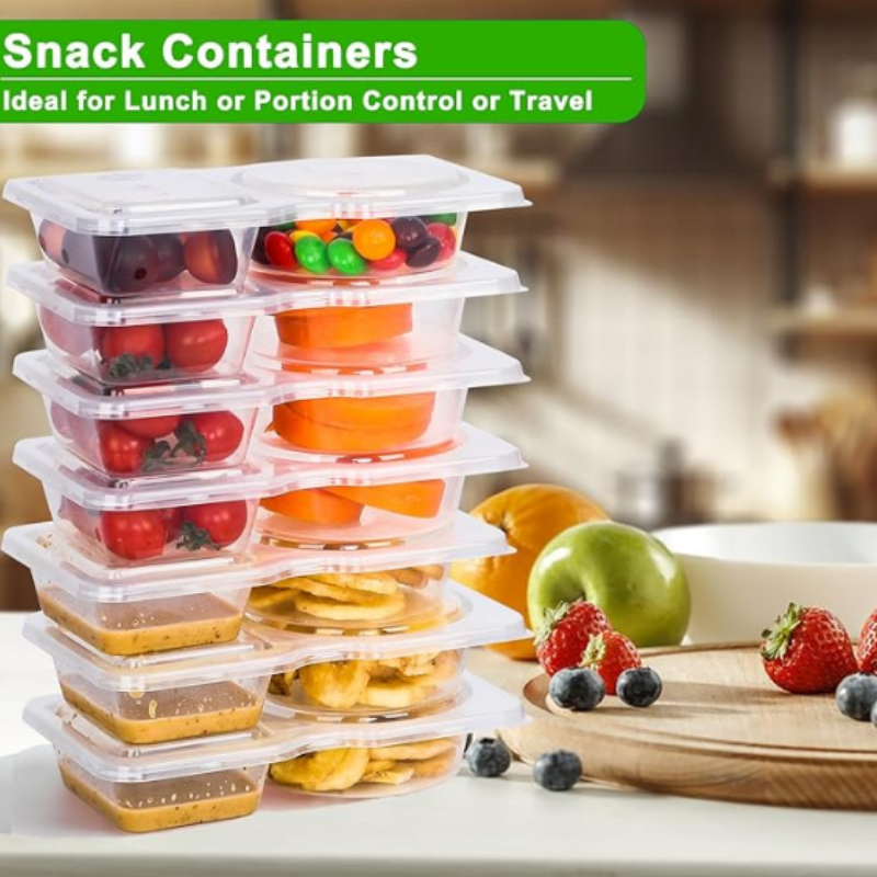 Globetrek° FoodContainer: Dual-Compartment Food Storage Container
