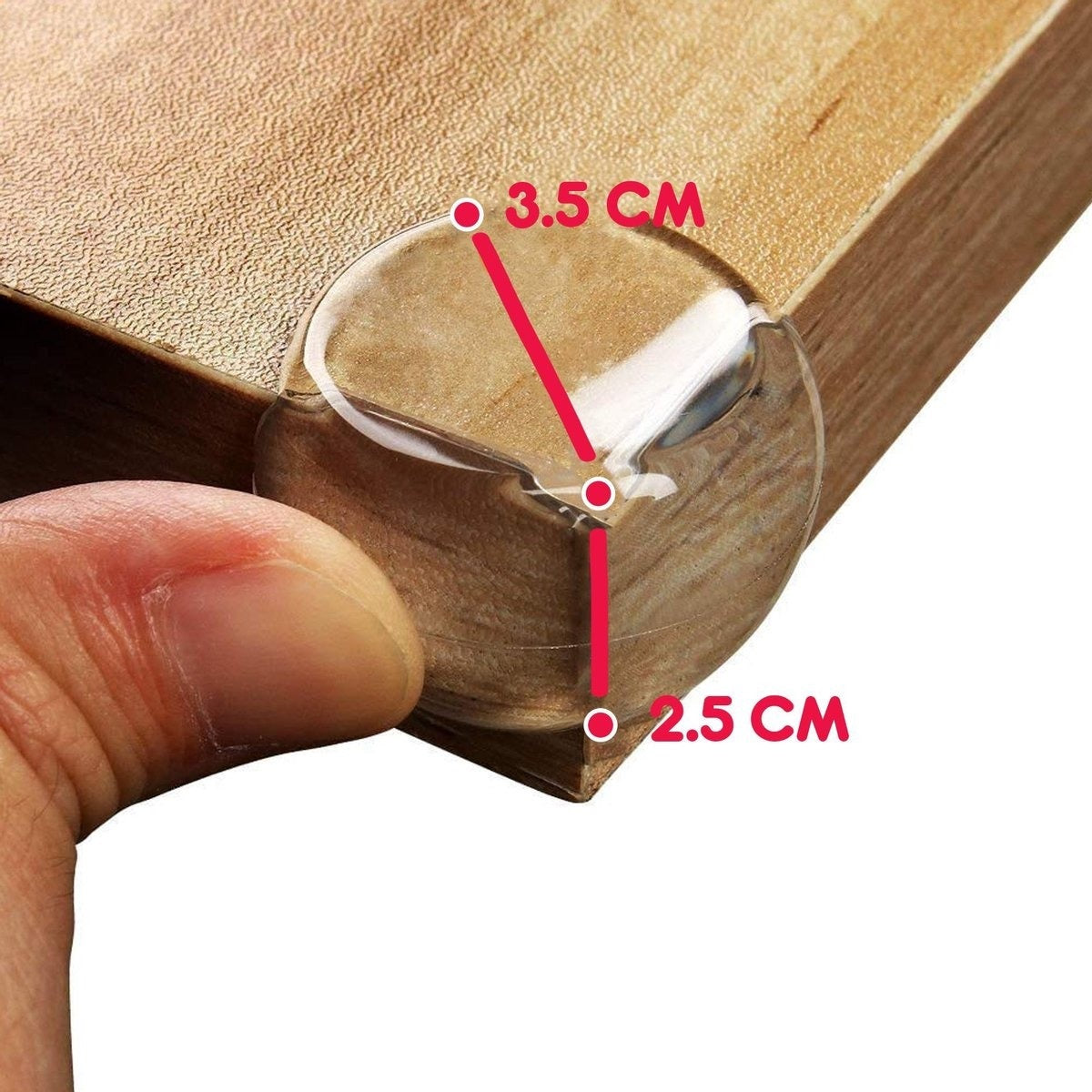 Safetycore™ Reusable Baby Corner Protectors Transparent