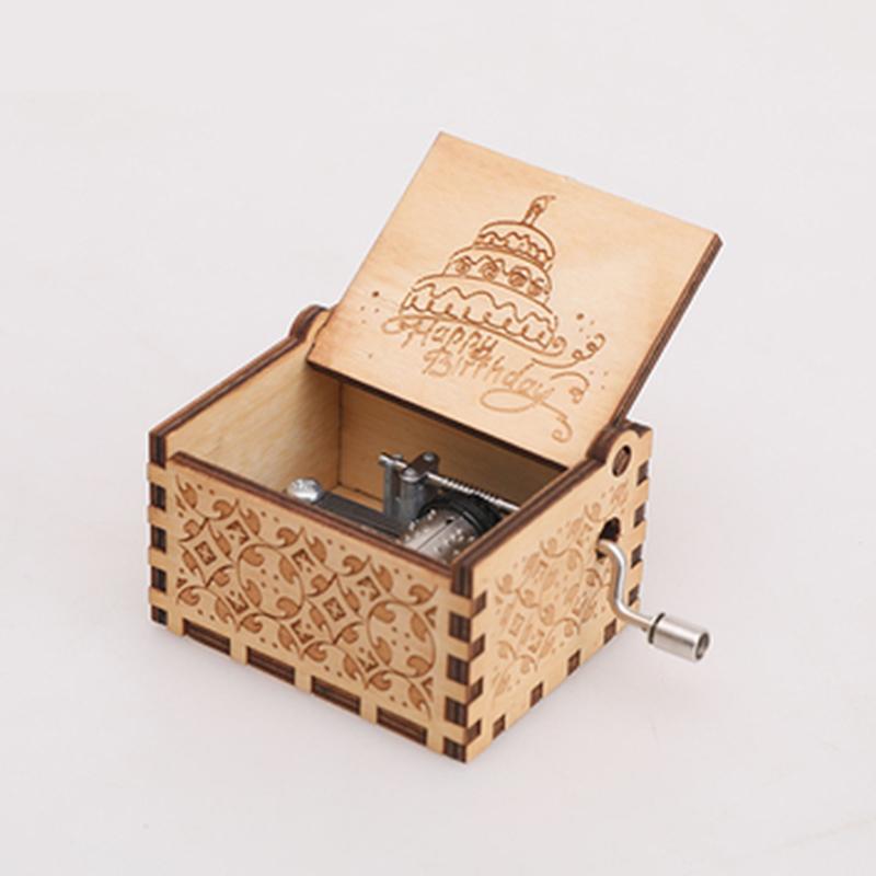 MusicBox - Hand Crank Wooden Music Box