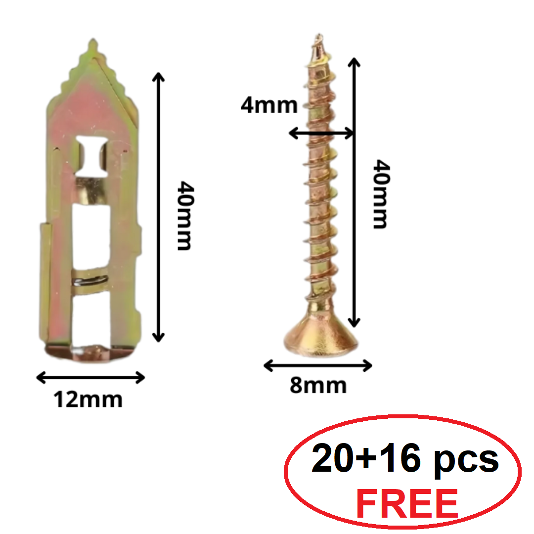 WallScrews - High Quality Heavy Duty No Drilling Wall Screws And Anchors