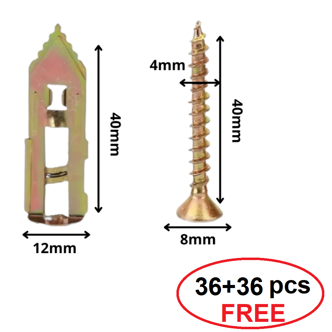 WallScrews - High Quality Heavy Duty No Drilling Wall Screws And Anchors
