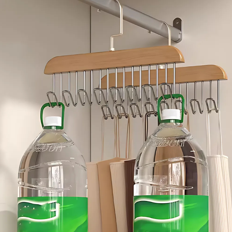 GlideHold® ClosetHanger 1+1 FREE: Durable Space-Saving Versatile Clothes Hanger