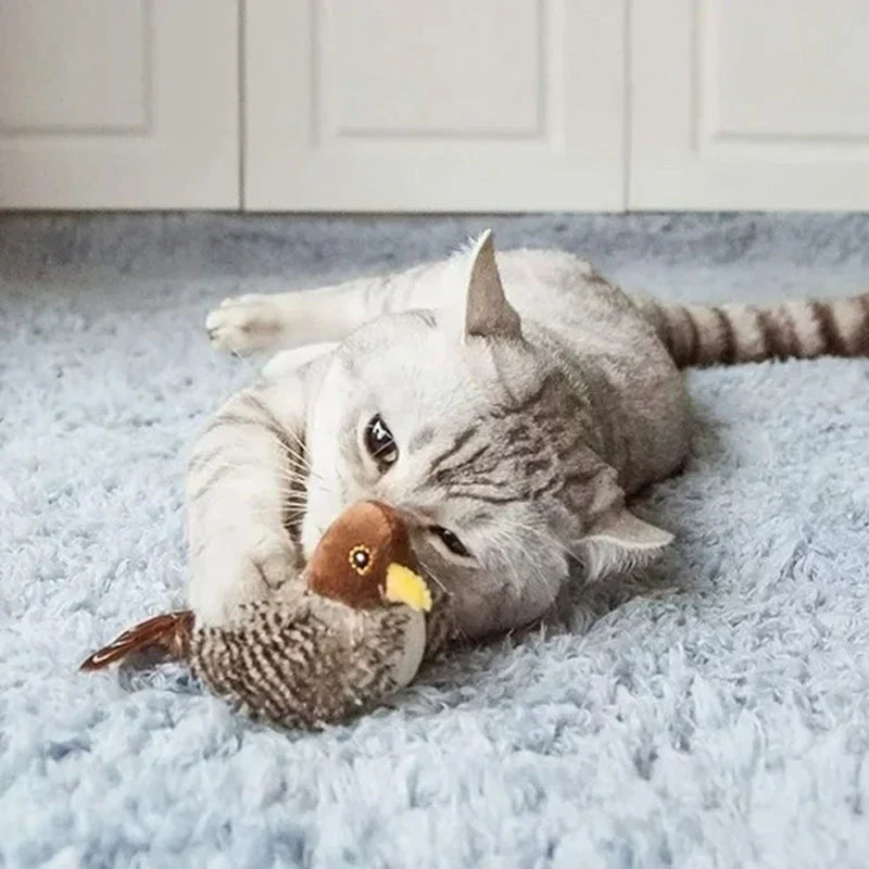 Catfri® BirdToy: Interactive Chirping Bird Toy For Cats