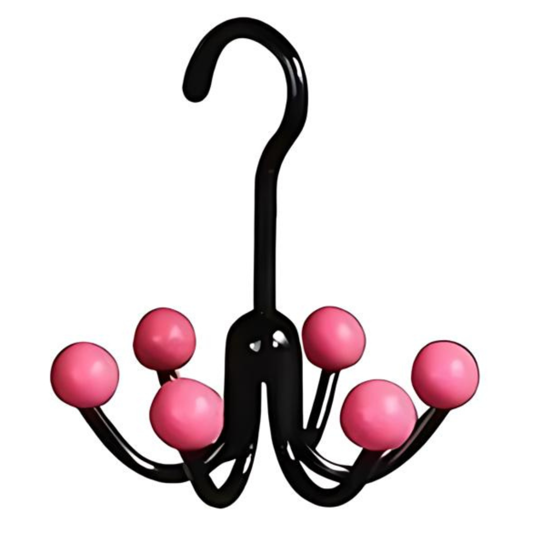 GlideHold® HangerHooks: 360° Swivel 6 Claw Hooks Closet Organizer Hanger