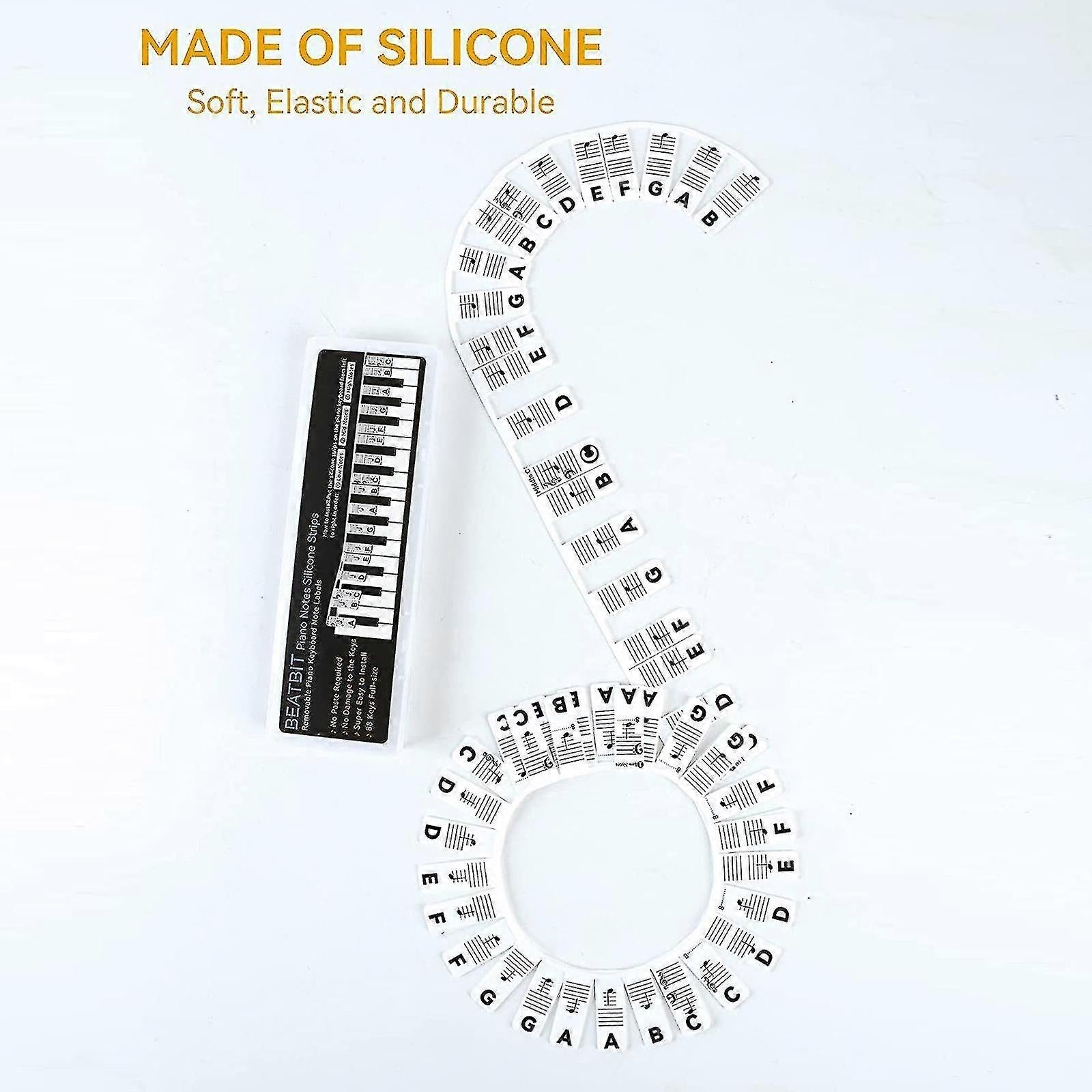 KeyboardLabel - Removable Piano And Keyboard Silicone Label