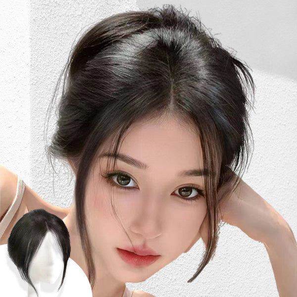 Rose® HairBangs 1+1 FREE: Partial Hair Bangs Front Hairpiece Clip