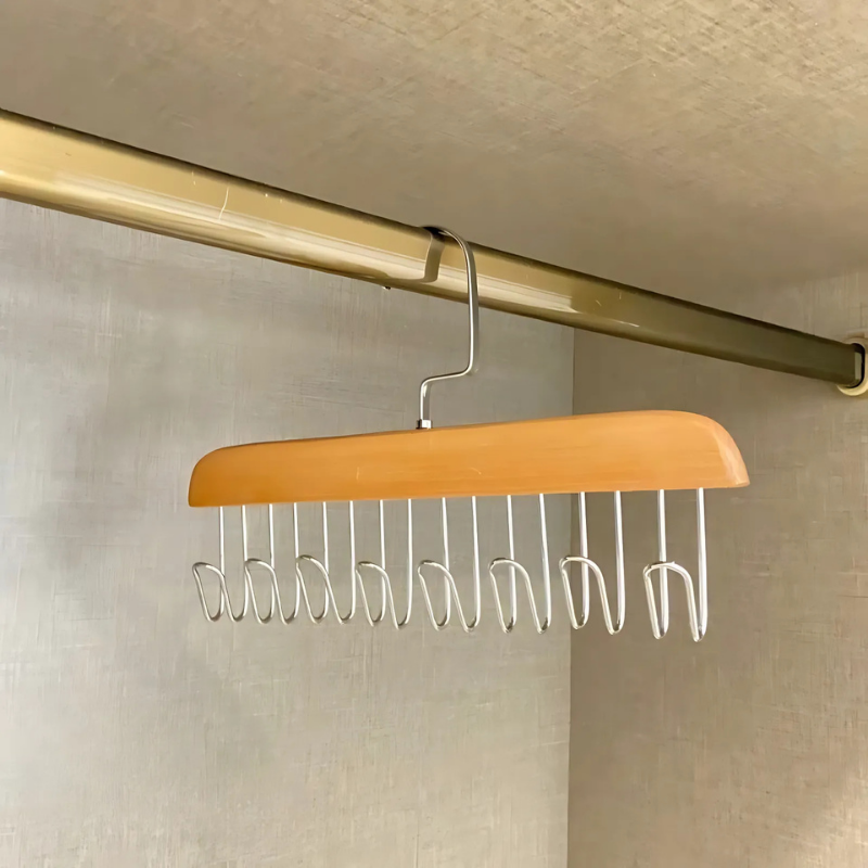 GlideHold® ClosetHanger 1+1 FREE: Durable Space-Saving Versatile Clothes Hanger