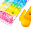 PillOrganizer 1+1 FREE: Portable Pill Organizer Daily And Weekly Medicine Storage