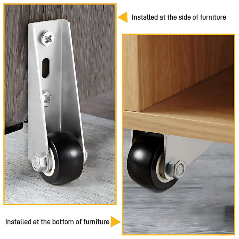 Globetrek° CasterWheels 4+4 FREE: Space-Saving Heavy-Duty Casters Wheels