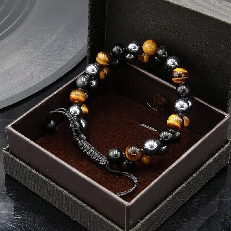 Jewelance™ ProtectionBracelet 1+1 FREE: Double Layer Tiger’s Eye Protection Bracelet