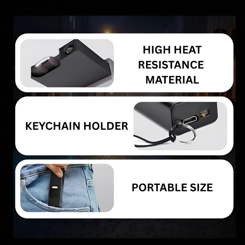 MiniShock: 2-In-1 Rechargeable Portable Self-Defense Device