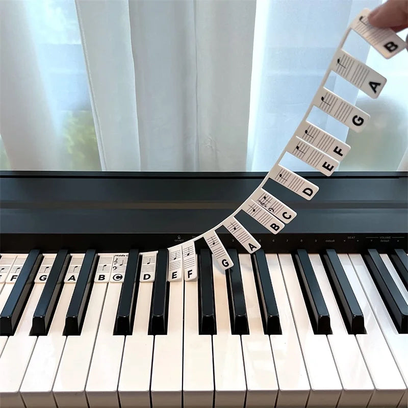 KeyboardLabel - Removable Piano And Keyboard Silicone Label
