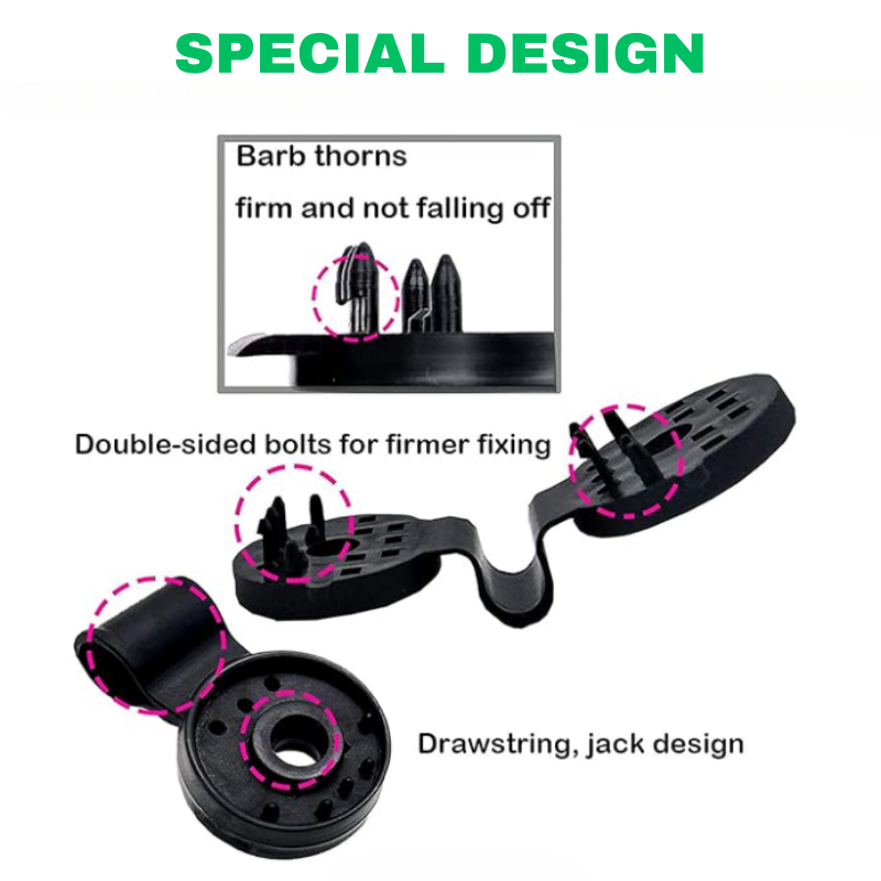 GlideHold® ShadeClips: Outdoor Tent And Fabric Shade Durable Clips