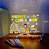 Kletshuts™ NoteBoard: LED Lamp Acrylic Note And Drawing Board