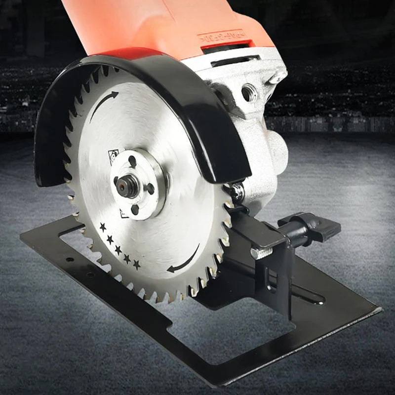 CuttingSupport: Adjustable Angle Grinder Base And Protective Cover