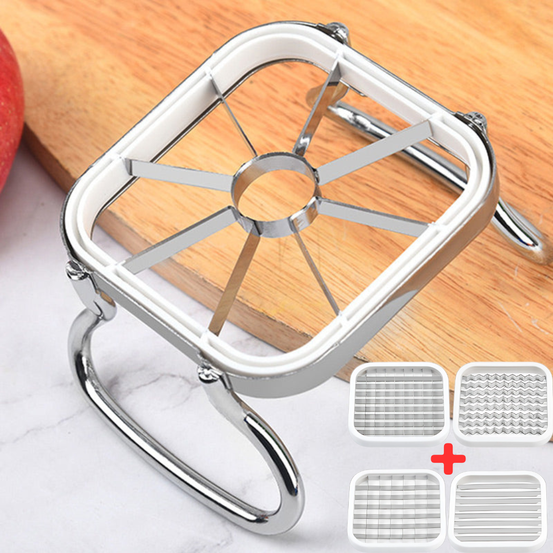 Globetrek° MultiCutter: Multi-Blade Fruit And Food Cutter