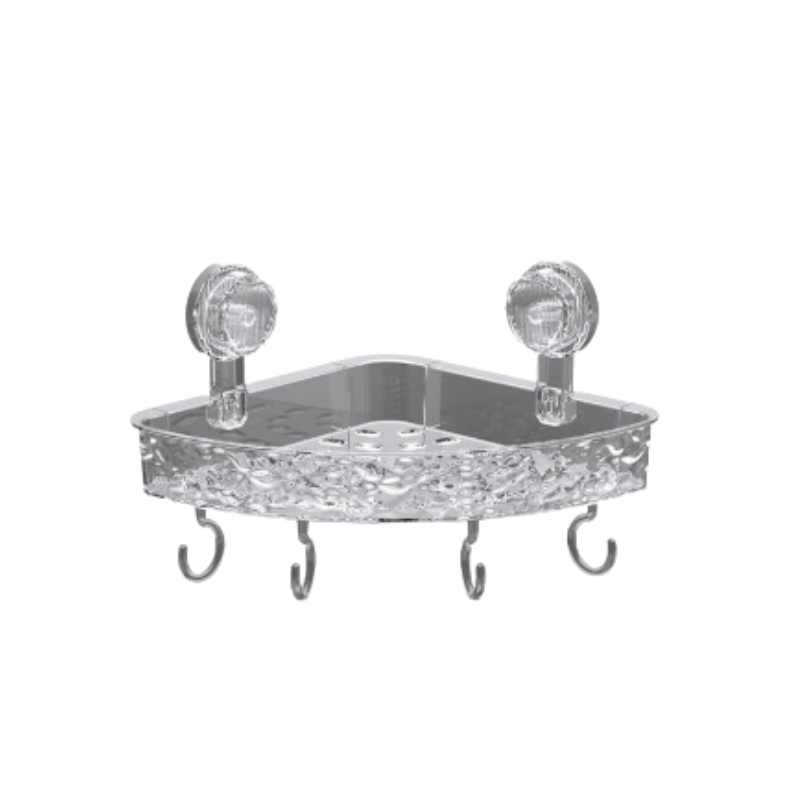 GlideHold® StorageRack: Luxurious No-Drill Organizer Storage Rack