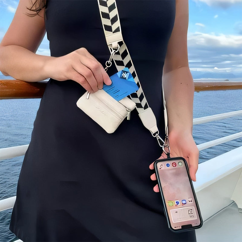 Icone™ PhoneStrap: Adjustable Crossbody Phone Strap With Pouch