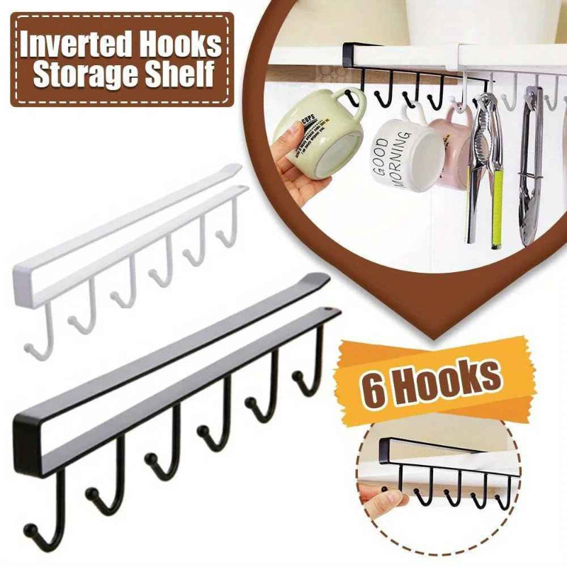 GlideHold® ShelfHooks 1+1 FREE: Shelf Hanging Rack Hooks For Kitchen And Closet
