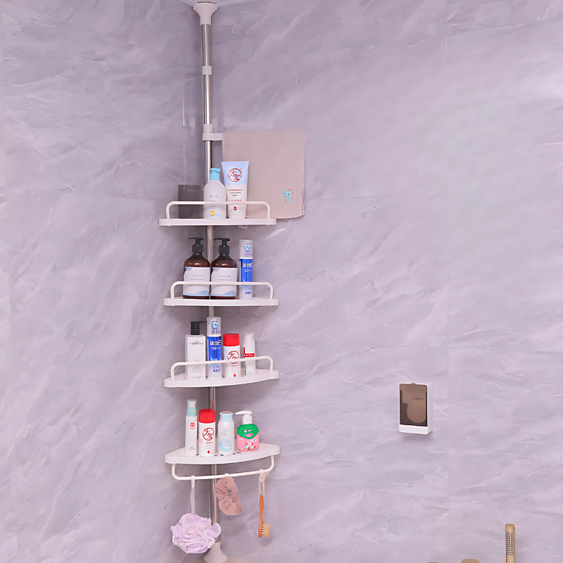 Globetrek° AdjustableRack: Extendable Bathroom Organizer Adjustable Rack