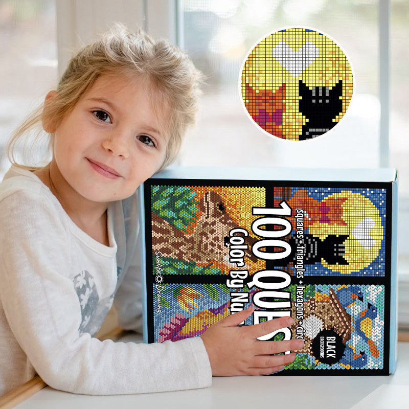 Kletshuts™ ColorQuest: 100 Quest Color By Numbers Coloring Book