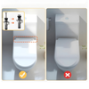 Globetrek° ToiletBolt 1+1 Set FREE: Heavy Duty Toilet Seat Locking Bolt And Screws Kit