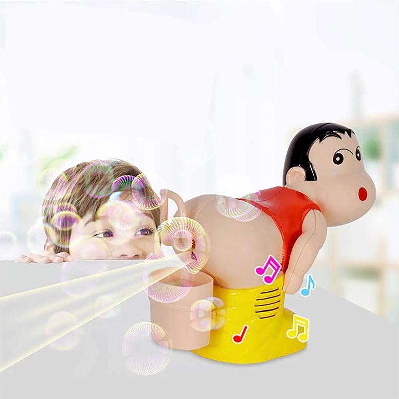 Kletshuts™ BubbleFun: Fun Electric Bubble Blower Boy Machine Toy