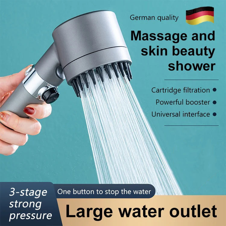 Borhe® Shower - 4 in 1 Massage And Skin Beauty Multifunctional Showerhead