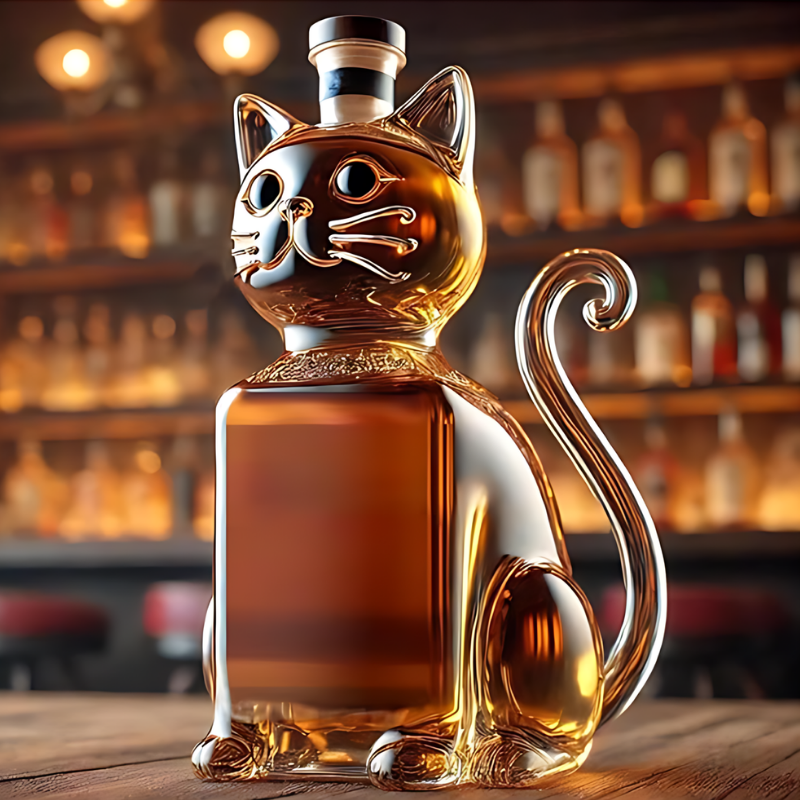 Globetrek° AnimalBottle: Animal Shaped Glass Beverages Bottle