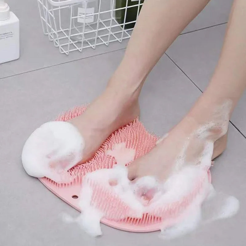 ScrubMat 1+1 FREE: Non-Slip Shower Scrub Mat Full-Body Exfoliating Brush