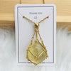 Jewelance™ - Adjustable Crystal Stone Holder Necklace