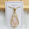 Jewelance™ - Adjustable Crystal Stone Holder Necklace