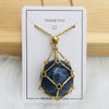 Jewelance™ - Adjustable Crystal Stone Holder Necklace