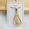 Jewelance™ - Adjustable Crystal Stone Holder Necklace