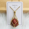 Jewelance™ - Adjustable Crystal Stone Holder Necklace