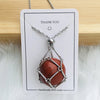 Jewelance™ - Adjustable Crystal Stone Holder Necklace