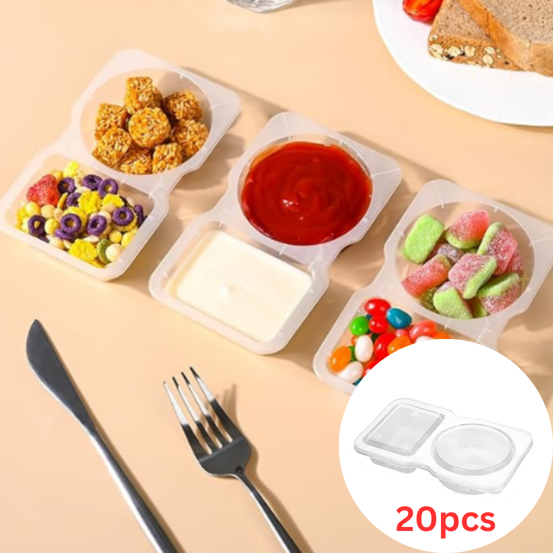 Globetrek° FoodContainer: Dual-Compartment Food Storage Container