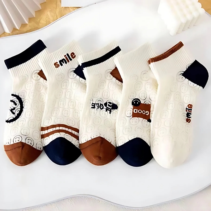 Happy™ MeshSocks: Breathable Comfortable Fun Design Mesh Ankle Socks