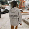 Icone™ DearHoodie: Hoodie With Front And Back Message Print