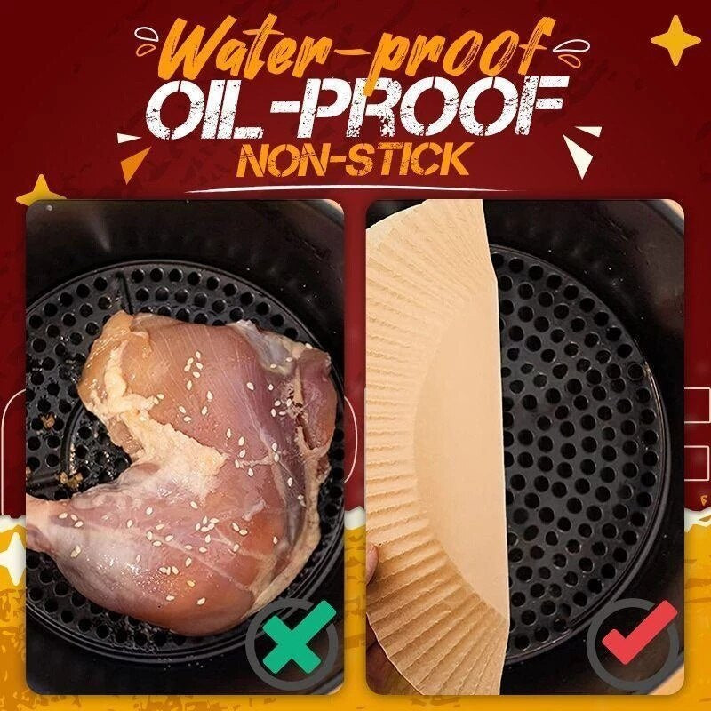 Globetrek° AirFryerLiner: Air Fryer Disposable Paper Liner