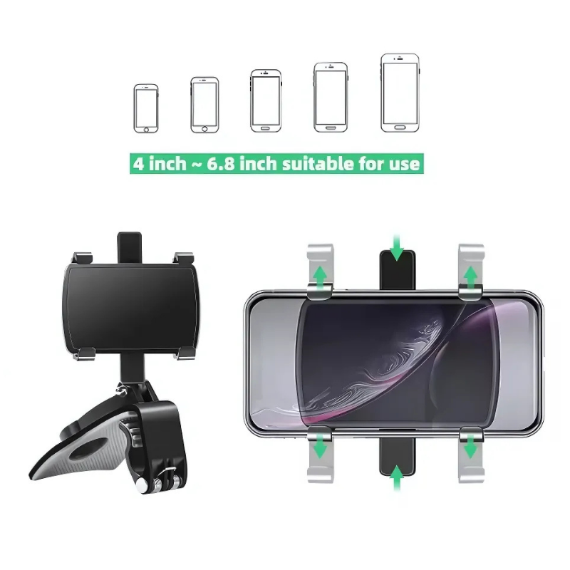 Holder360° PhoneGrip: Rotating Phone Stand With Strong Compact Grip