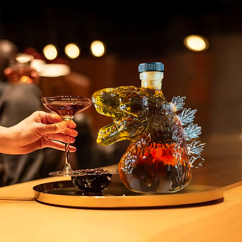 Globetrek° AnimalBottle: Animal Shaped Glass Beverages Bottle