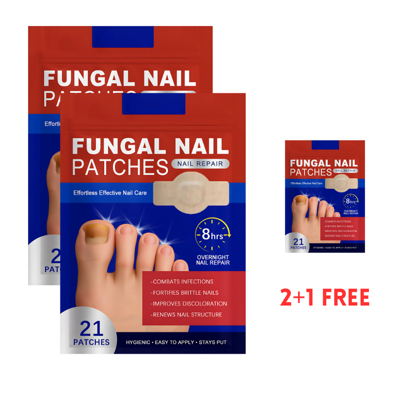 FungalPatch - Anti Bacterial Fungal Condition Patch And Nail Care Pack