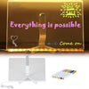 Kletshuts™ NoteBoard: LED Lamp Acrylic Note And Drawing Board