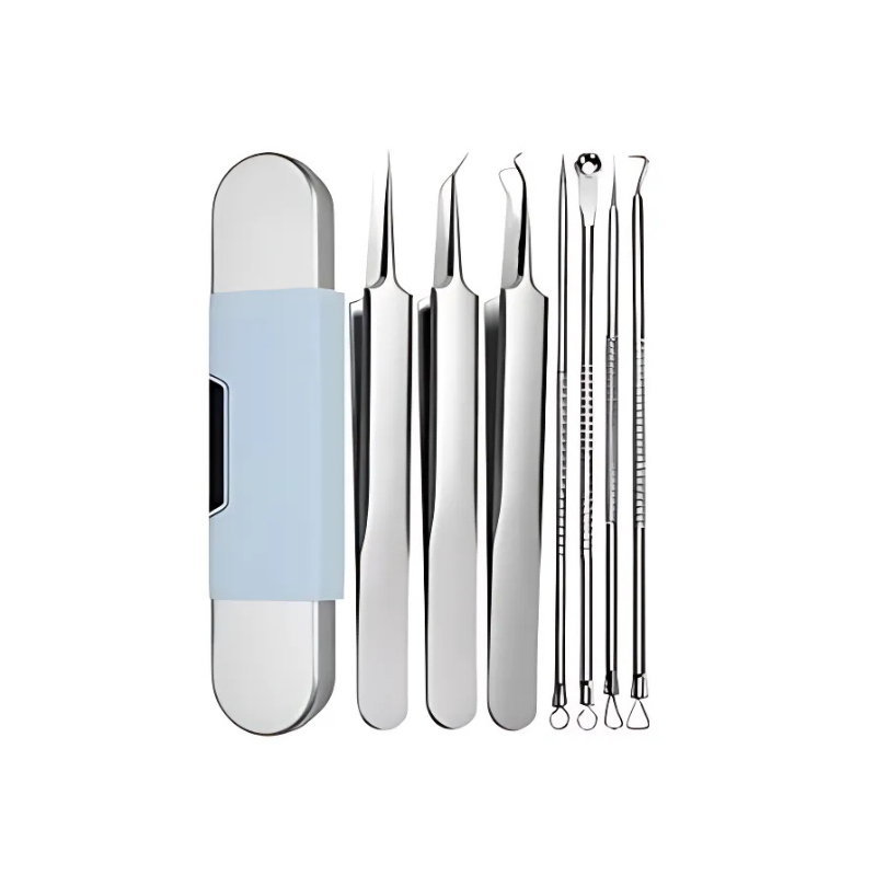 FacialTools - Stainless Steel Blackhead Removal Tool Set