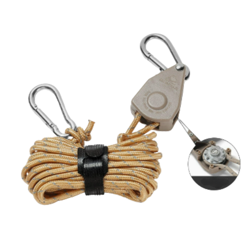 CampingRope - Adjustable Pulley Camping Rope